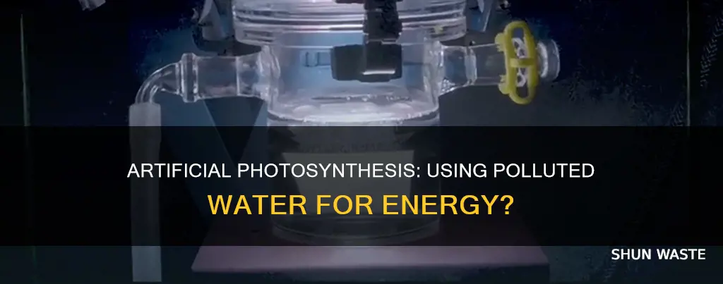 can artificial photosynthesis use polluted water