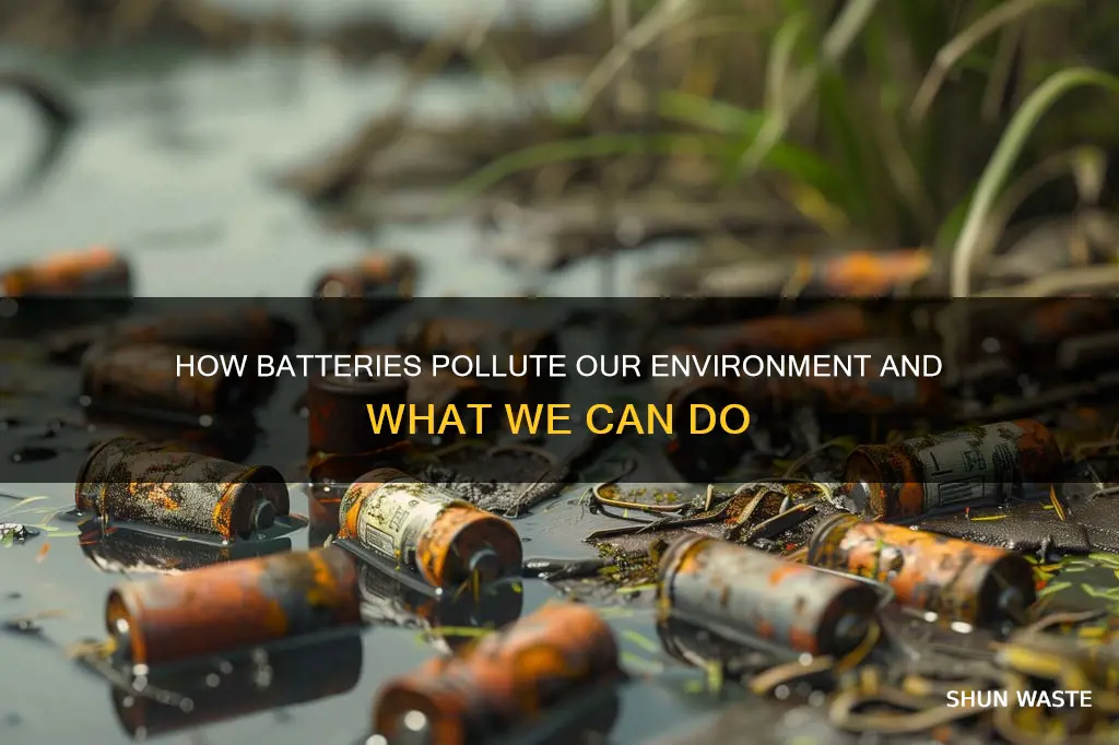 can batteries pollute the environment