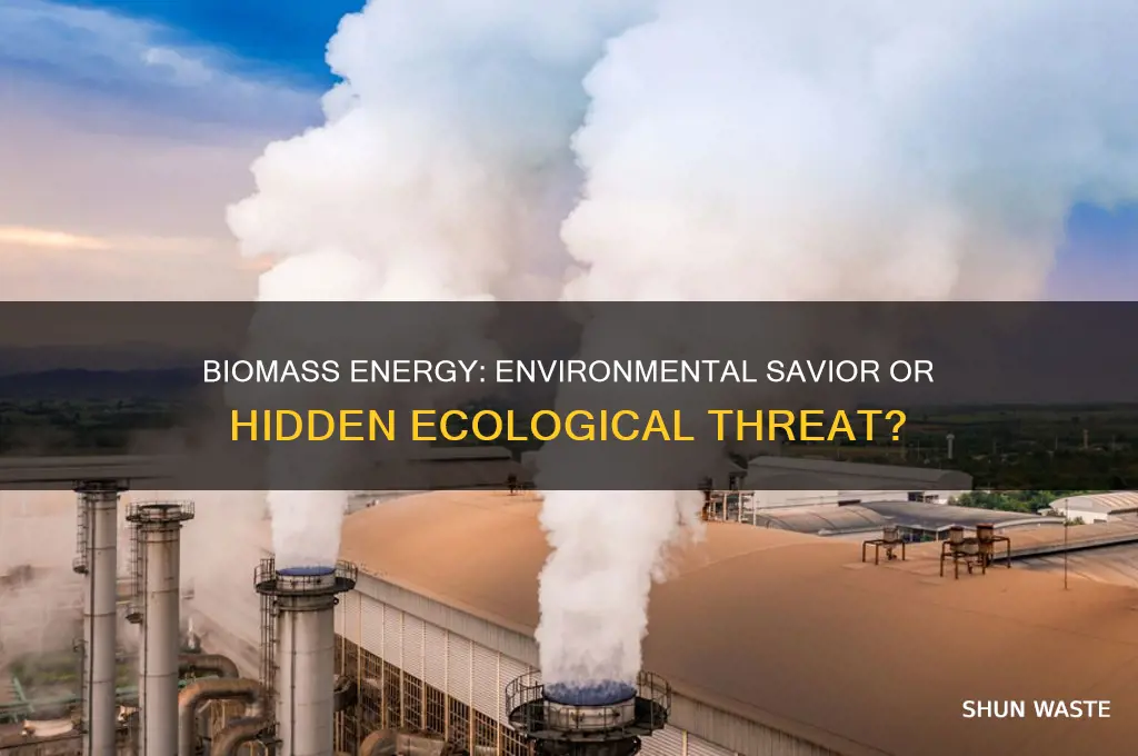 can biomass harm the environment