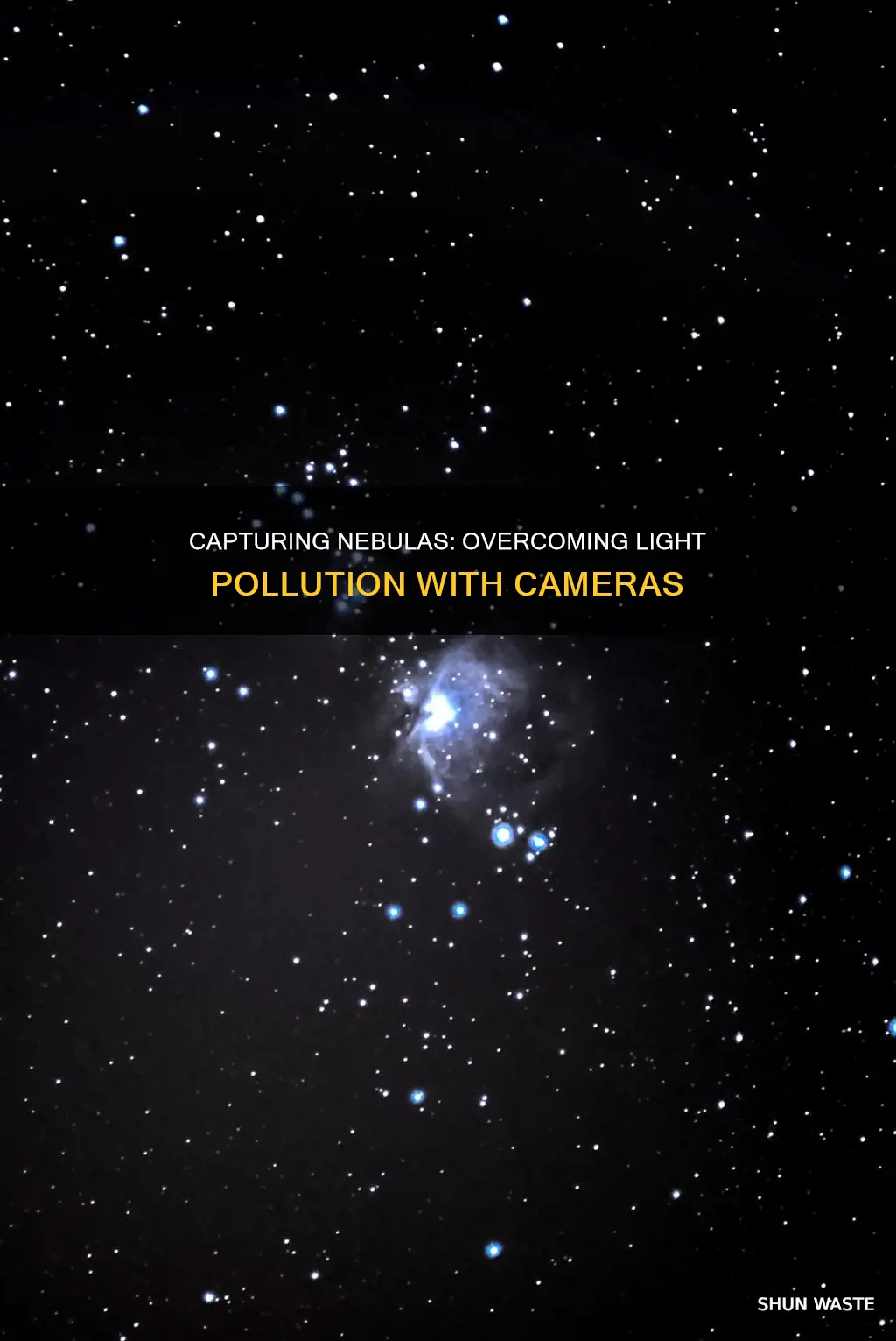 can cameras see nebulas even with light pollution