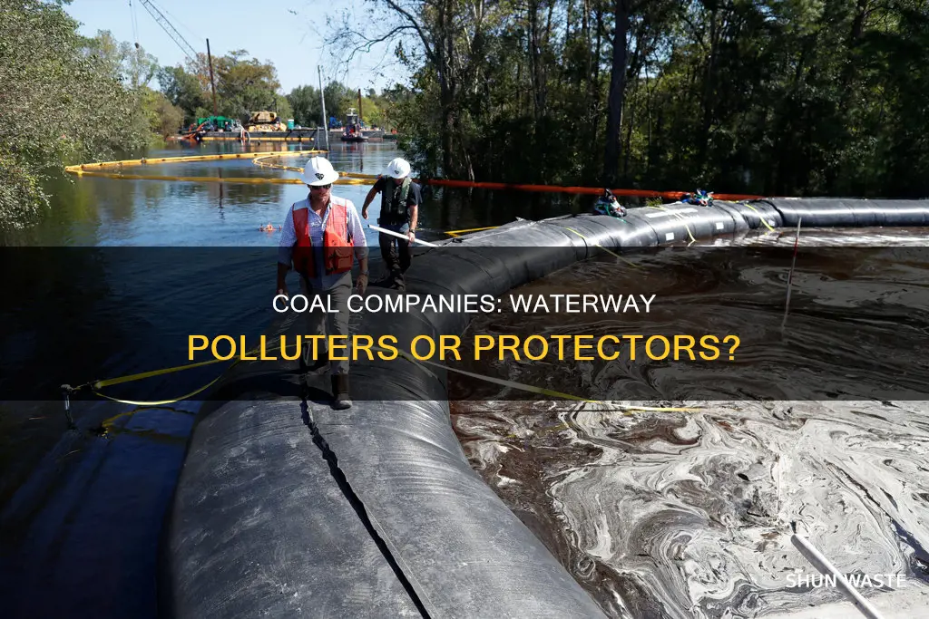 can coal companies pollute waterways