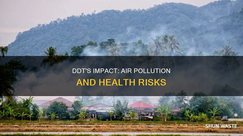 can ddt pollute the air