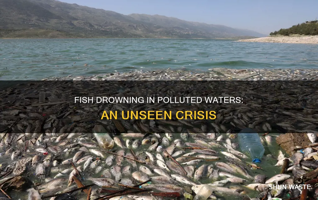 can fish drown in polluted water