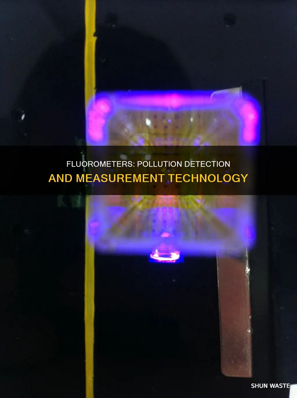 can fluorometers detect pollution levels