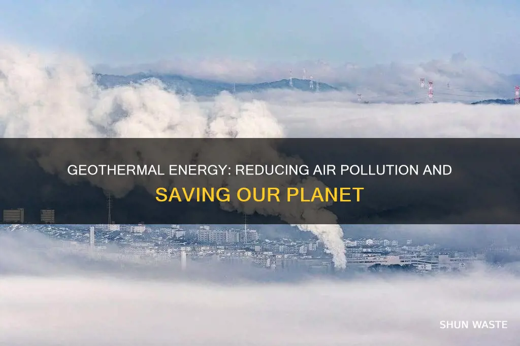 can geathermal reduce air pollution data