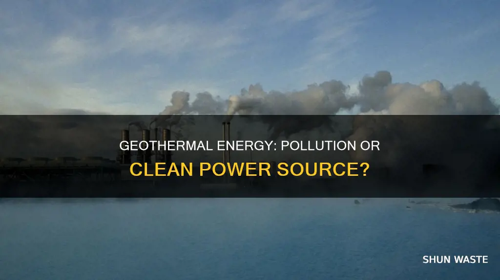 can geothermal energy cause pollution