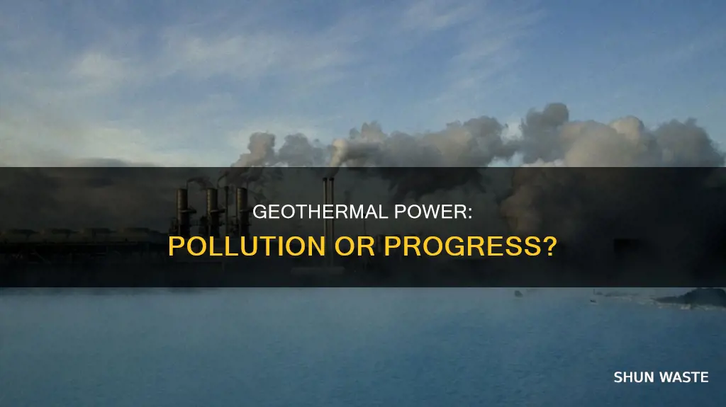 can geothermal power pollute