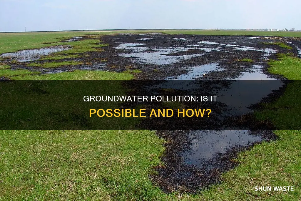 can groundwater be polluted