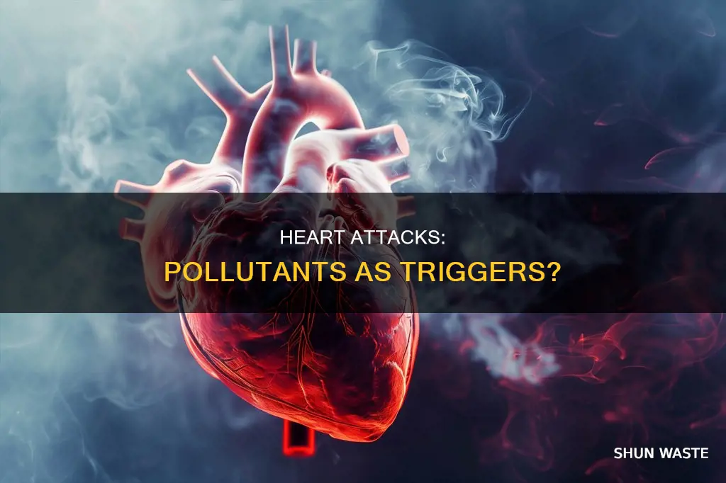 can heart attcks be triggered by pollutants