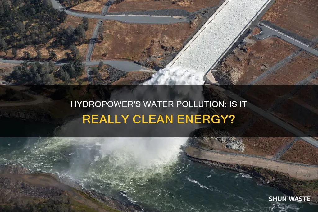 can hydropower pollute water