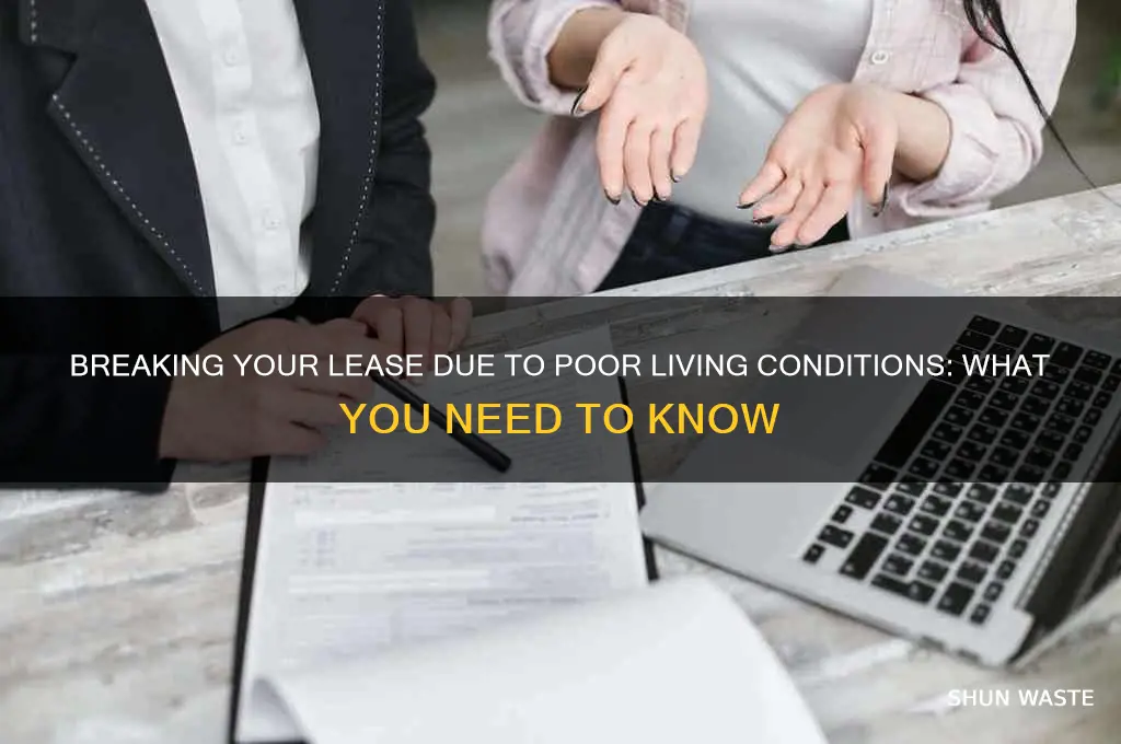 can i break my lease if environment is bad