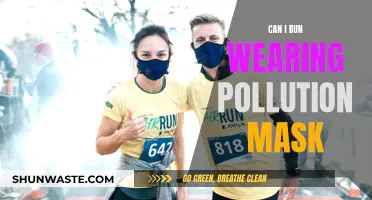 Running with Pollution Masks: Safe or Not?