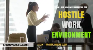 Can Former Employees Be Sued for Creating a Hostile Work Environment?