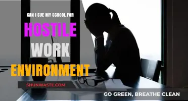 Suing Your School: Legal Options for Hostile Work Environment Claims