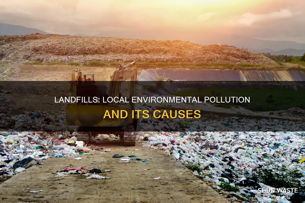 can landfills cause pollution to the local environment