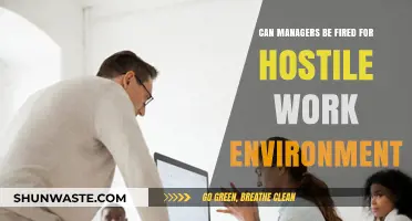 Can Managers Face Termination for Creating a Hostile Work Environment?