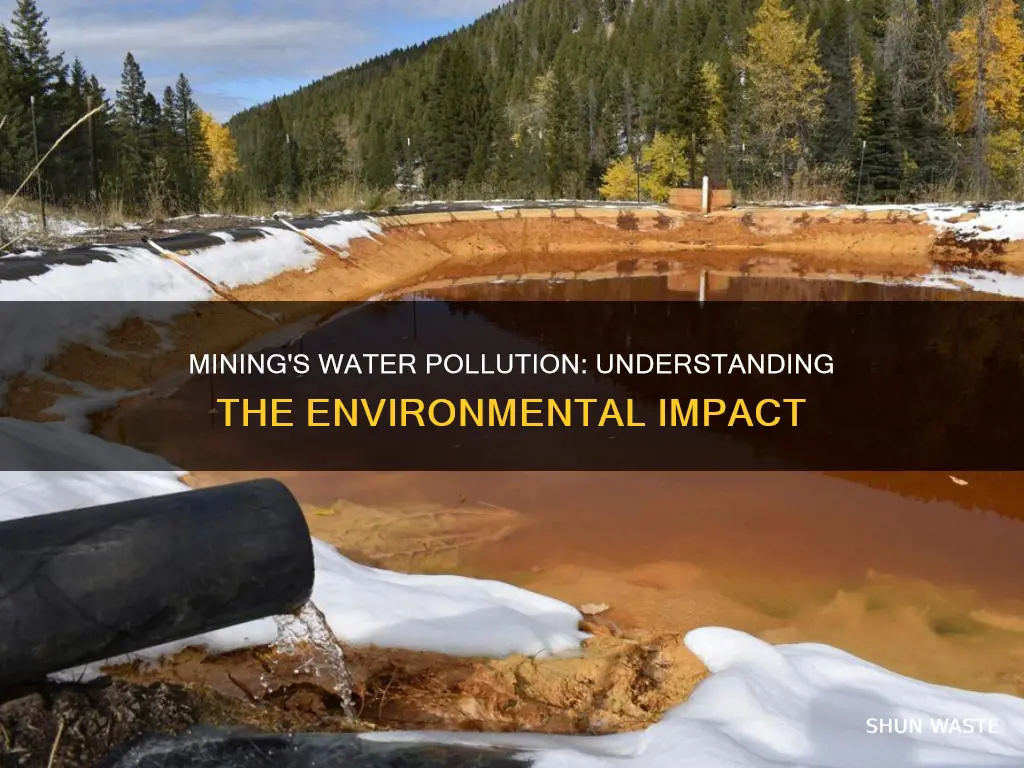 can mining cause water pollution