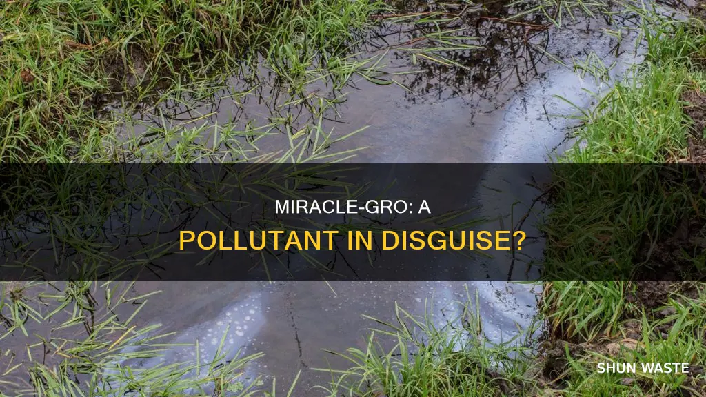 can miracle gro be a pollutant