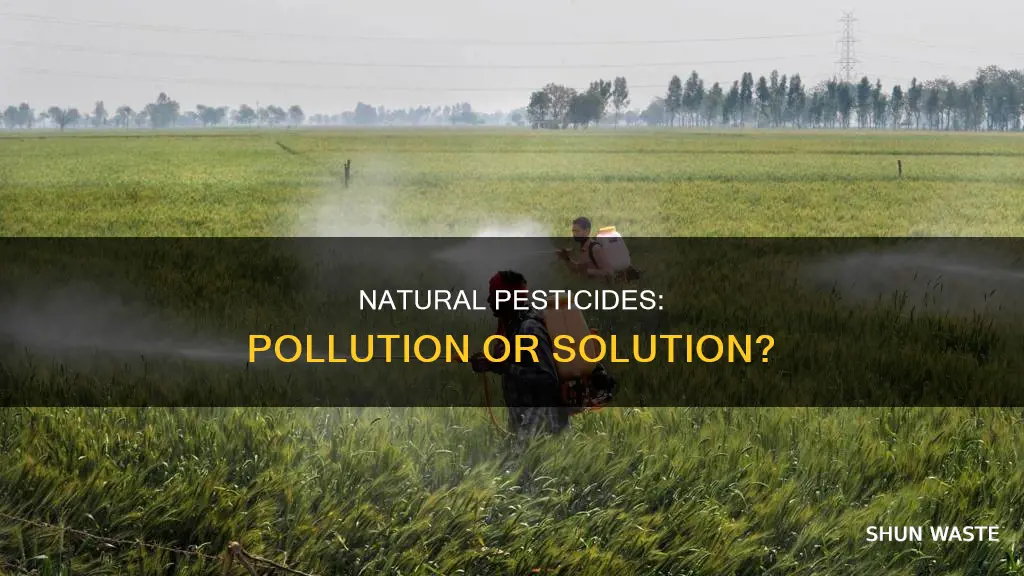 can natural pesticides create pollution