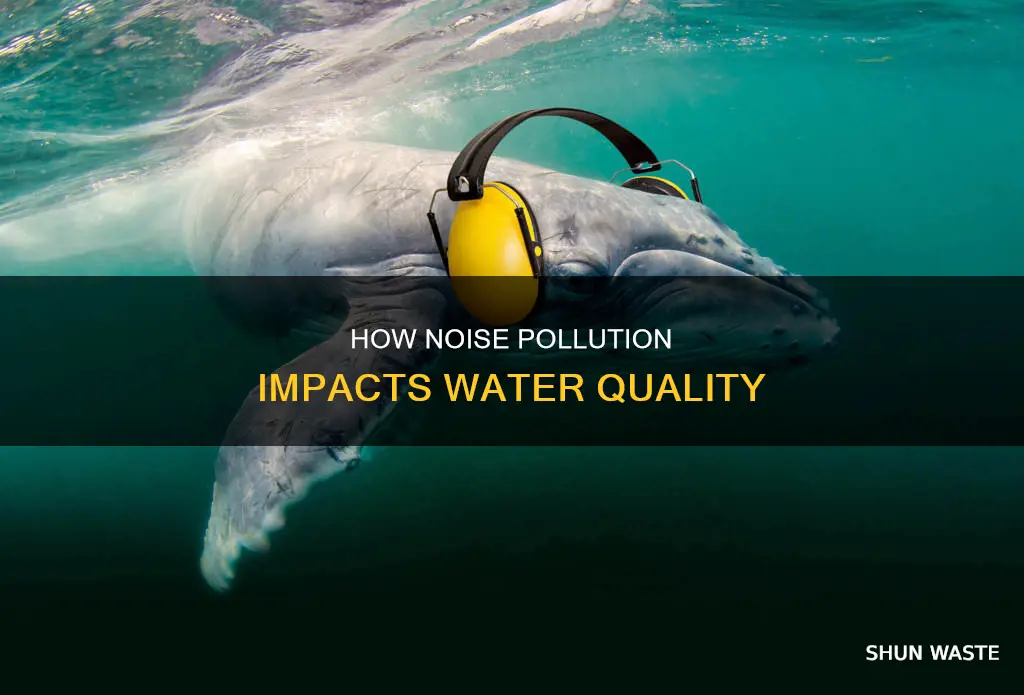 can noise pollute water