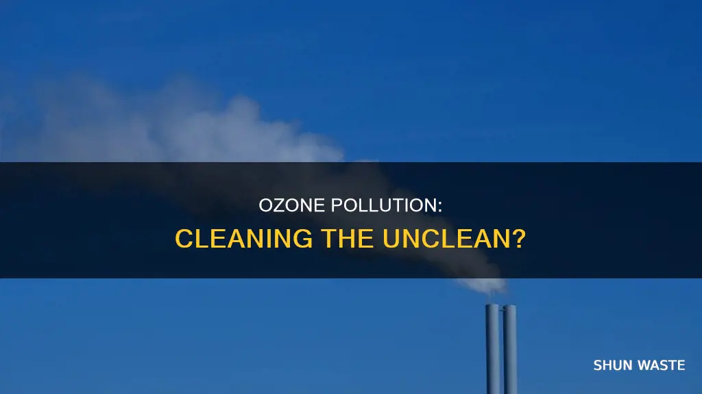 can ozone pollution be cleaned