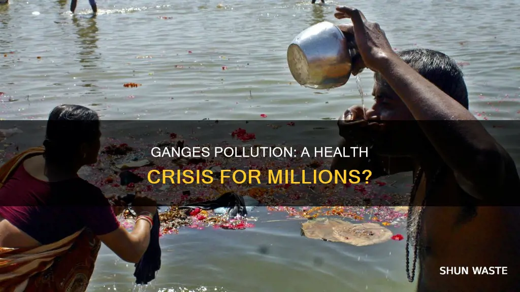 can people be affected by polluted waters of the ganges