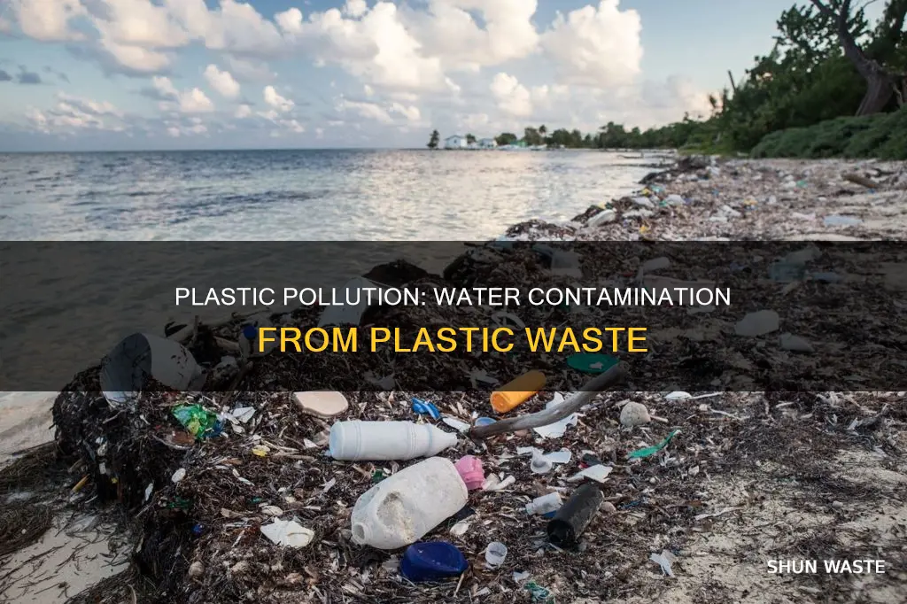 can plastic waste in water cause water pollution