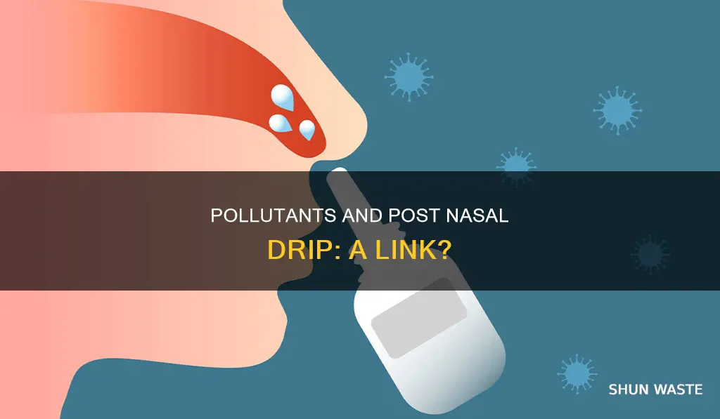 can pollutants bring in post nasal drip