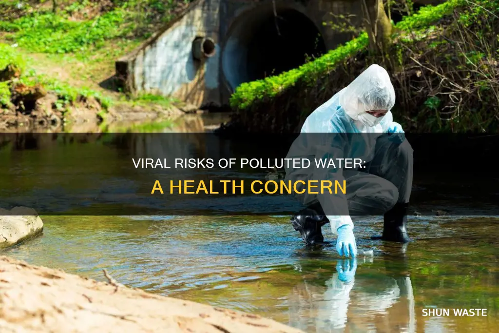 can polluted water cause acute viral syndrome