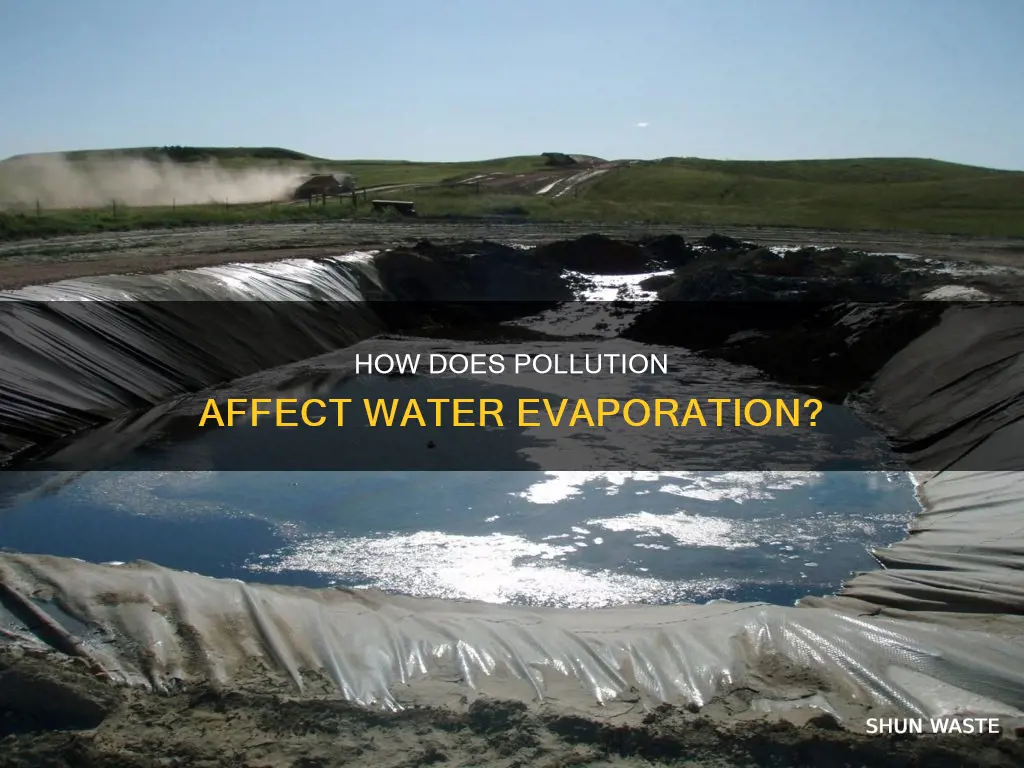 can polluted water evaporate