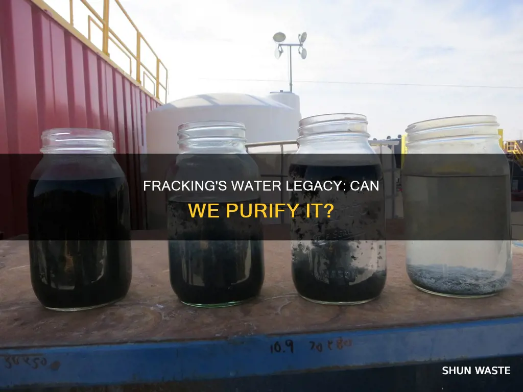 can polluted water from fracking be purified