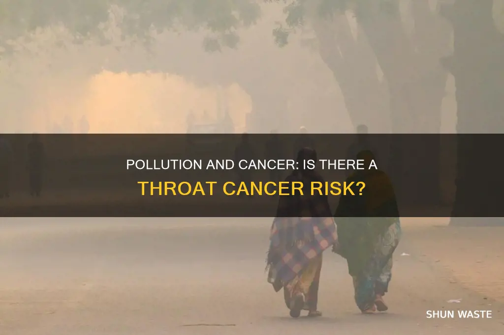 can pollution cause throat cancer