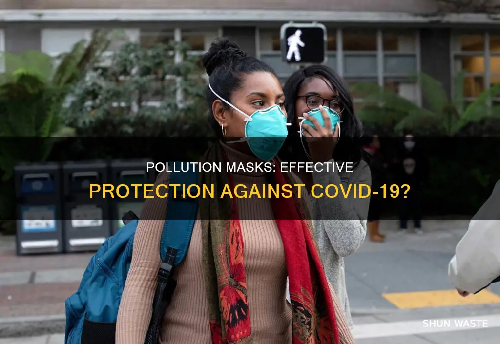 can pollution masks be used for covid 19