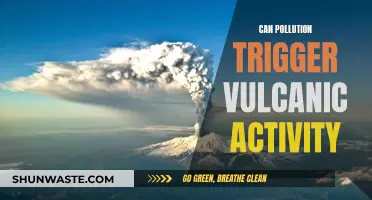 Pollution and Volcanic Activity: A Triggering Link?