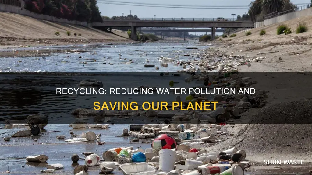 can recycling reduce water pollution