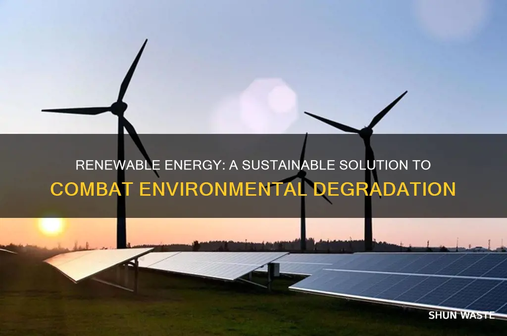 can renewable energy be used at help environment