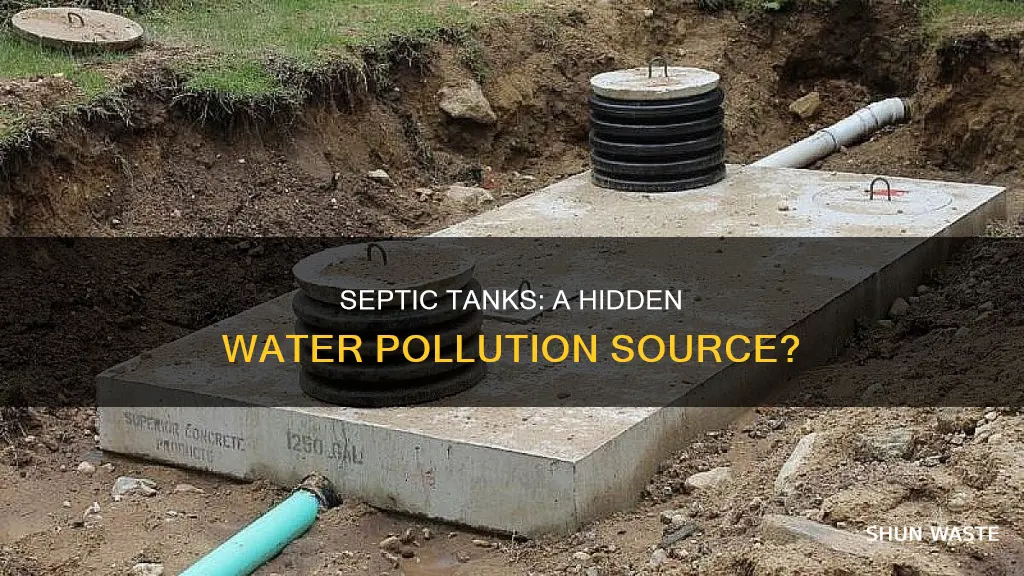 can septic tanks pollute water