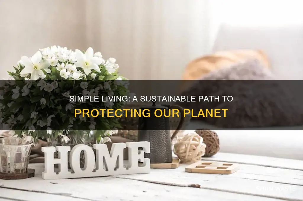 can simple living help the environment