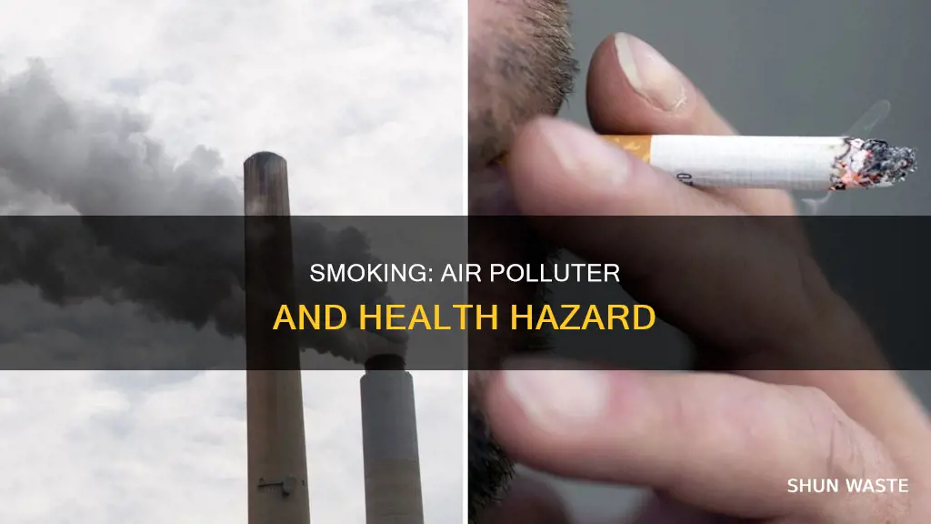 can smoking pollute the air