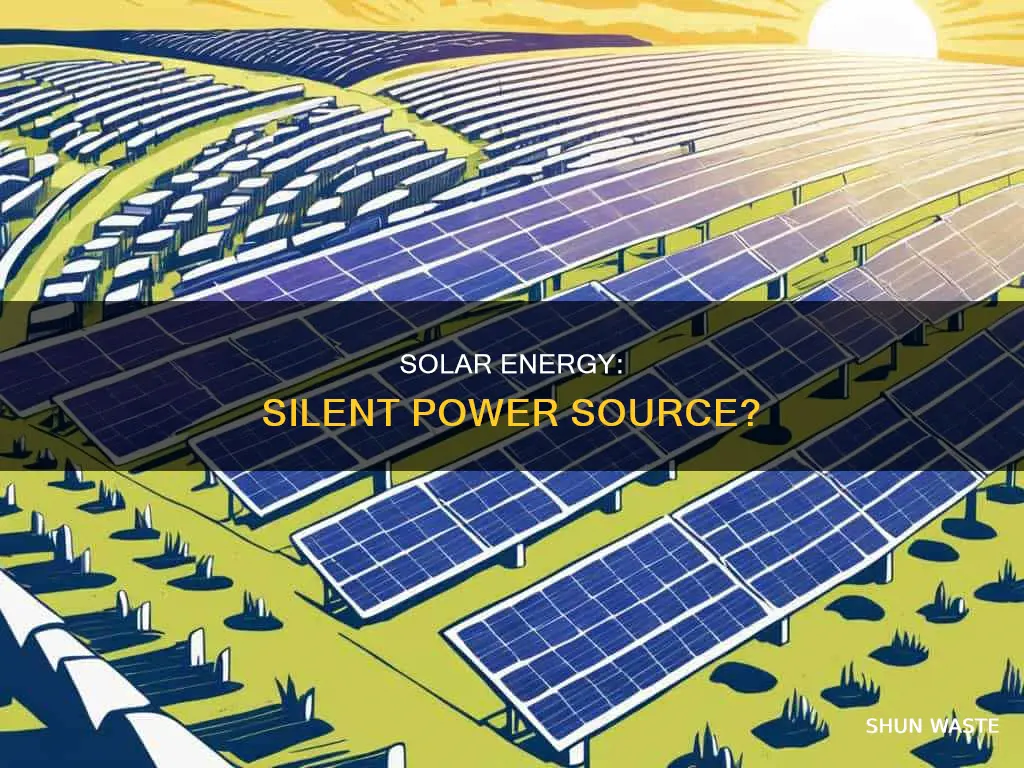 can solar energy create noise pollution