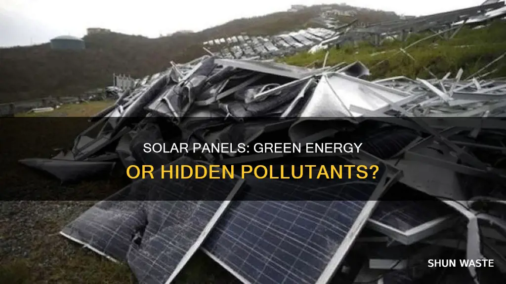 can solar panels cause pollution