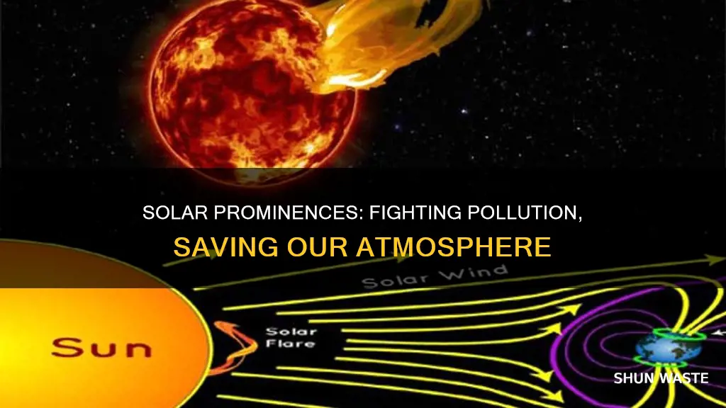 can solar prominences affect atmospheric pollution