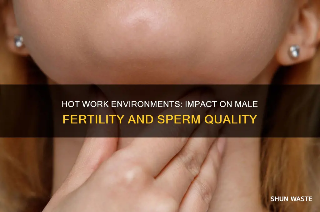 can sperm quality drop if husband works in hot environment