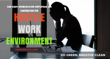Can Augmented Staff Sue Contractors for Hostile Work Environments?