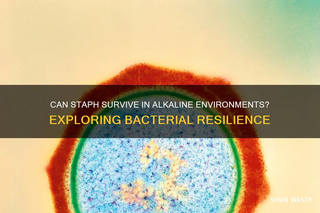 can staph survive in alkaline environment