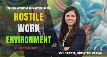 Subcontractor Rights: Can They Sue for Hostile Work Environment?