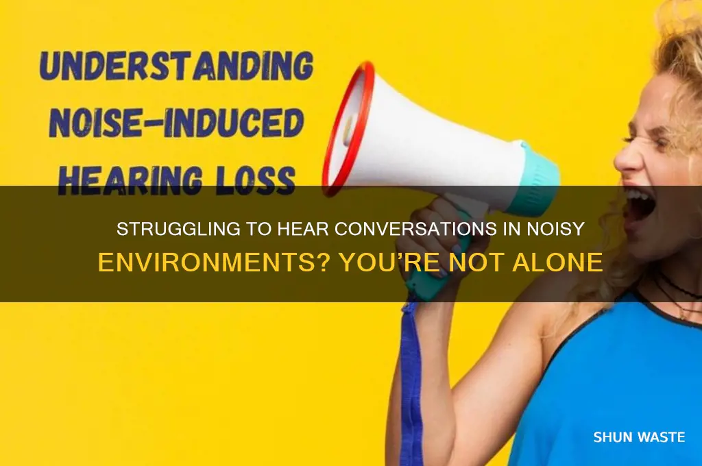 can t hear conversation noisy environments