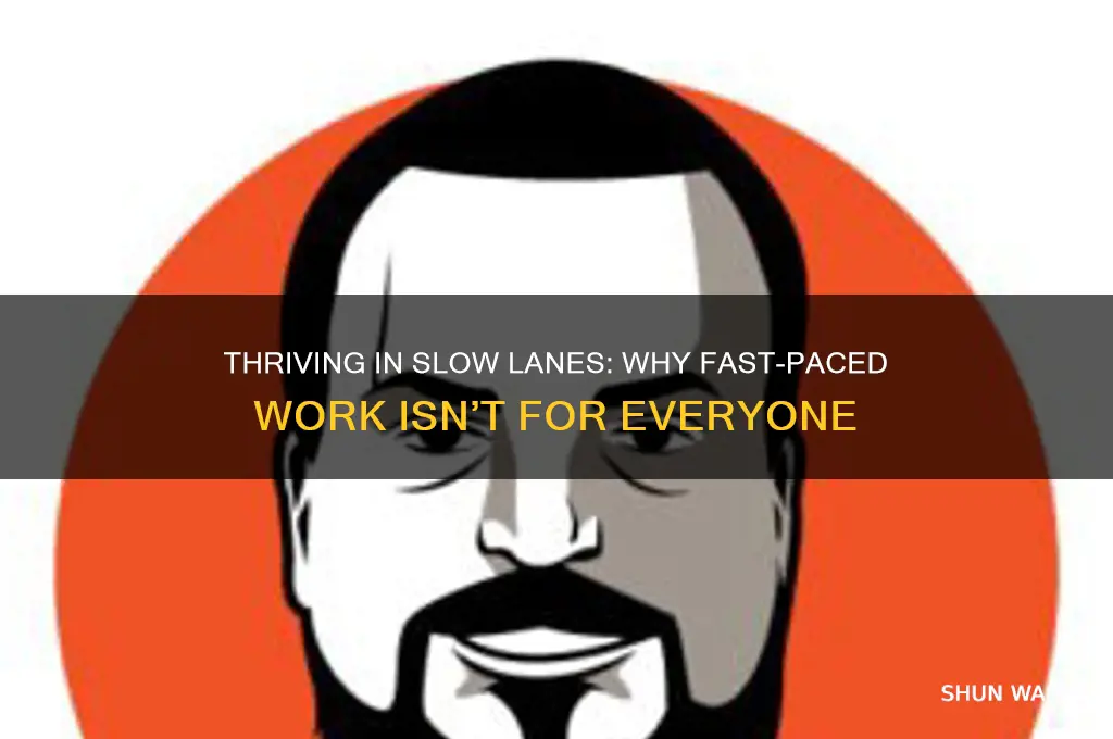 can t work in a fast paced environment