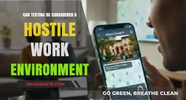 Texting at Work: Harmless Communication or Hostile Environment?