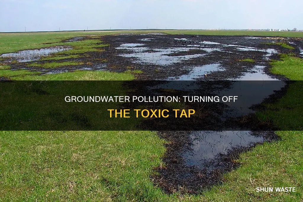 can tunoff groundwater pollution